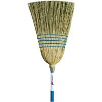 Light-Duty Indoor/Outdoor Corn Broom, 5-String, Wood Handle Kelford