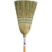 Heavy-Duty Corn Broom, 3-String, Wood Handle Kelford