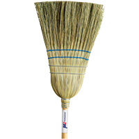 Heavy-Duty Corn Broom, 2-String, Wood Handle Kelford