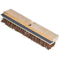 Utility Scrub Brush & Squeegee, 11" L, Palmyra Bristles, Beige Kelford
