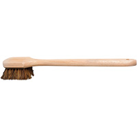 Long-Handle Pot Brush, 20" L, Palmyra Bristles, Beige Kelford