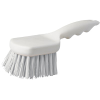 Brosse &agrave; chaudron &agrave; manche court, 9" l, Soies Polypropyl&egrave;ne, Blanc Kelford