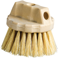 Round Cleaning Brush, 5" L, Tampico Bristles, Beige Kelford