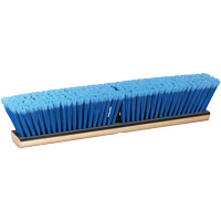 Flagged Push Broom Head, 18", Fine, PVC Bristles Kelford