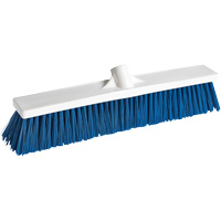 Foodservice Push Broom, Medium Bristles, 24", Polyester, White Kelford
