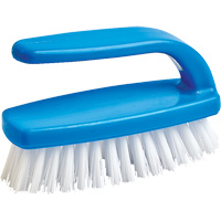 Nail Cleaning Brush, 4" L, Synthetic Bristles, Blue/White Kelford