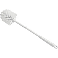 Brosse &agrave; cuvettes, 15-1/2" l, Soies Polypropyl&egrave;ne, Rouge/Blanc Kelford