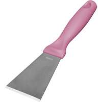 Large Stainless Steel Scraper, Pink, 3" W x 9" L Kelford