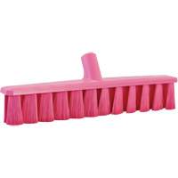 UST Soft Push Broom, Fine Bristles, 15-1/4", Polyester, Pink Kelford