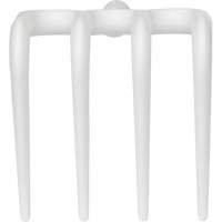 Fourche hygi&eacute;nique, Plastique, Blanc Kelford
