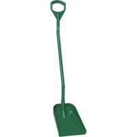 Ergonomic Small Blade Shovel, 50" Length, Plastic, Green Kelford