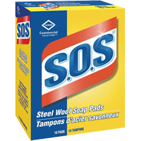 Tampons en laine d'acier saponifi&eacute;e S.O.S Kelford