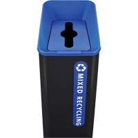 Bac de recyclage mixte Sustain, Vrac, Plastique, 15 gal. US Kelford