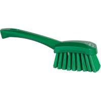 Brosse &agrave; r&eacute;curer avec manche court, Soies Doux, Longueur de 10-1/2", Vert Kelford