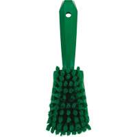Brosse &agrave; r&eacute;curer avec manche court, Soies Doux, Longueur de 10-1/2", Vert Kelford