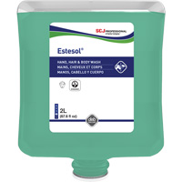 Estesol<sup>®</sup> Hand, Hair and Body Cleaner, 2 L, Rain Forest, Plastic Cartridge JP515 | Kelford