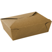 Kraft Take Out Food Containers, Corrugated, Rectangular Kelford