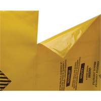 Doublures pour d&eacute;chets dangereux, Amiante, 40" lo x 26" la, 3 mils Kelford