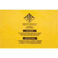 Doublures pour d&eacute;chets dangereux, Amiante, 40" lo x 26" la, 3 mils Kelford