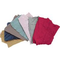 Recycled Material Wiping Rags, Fleece, Mix Colours, 10 lbs. JQ108 | Kelford