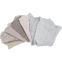 Recycled Material Wiping Rags, Cotton, White, 25 lbs. JQ111 | Kelford