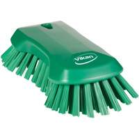 Brosse &agrave; main, Soies Tr&egrave;s ferme, Longueur de 9-1/10", Vert Kelford