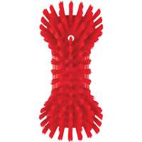 Hand Brush, Extra Stiff Bristles, 9-1/10" Long, Red JQ127 | Kelford