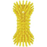 Hand Brush, Extra Stiff Bristles, 9-1/10" Long, Yellow Kelford