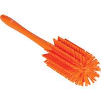 Medium Brush with Handle, Stiff Bristles, 17" Long, Orange Kelford