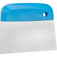 Flexible Stainless Steel Dough Cutter/Scraper, Blue, 4-1/2" W x 5-3/4" L Kelford