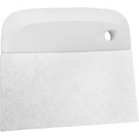 Flexible Stainless Steel Dough Cutter/Scraper, White, 4-1/2" W x 5-3/4" L Kelford