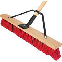 Balai-brosse &agrave; manche renforc&eacute;, 24", Moyen, Soies PVC Kelford
