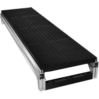 FOUNDATION Smooth Modular Aluminum Work Platform Kit, 18" W x 72" D, 400 lbs. Capacity, All-Welded Kelford