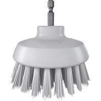 Brosse ronde HyDrive pour perceuse, Soies Tr&egrave;s ferme, Longueur de 3-1/10", Blanc Kelford