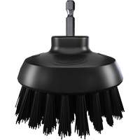 Brosse ronde HyDrive pour perceuse, Soies Tr&egrave;s ferme, Longueur de 3-1/10", Noir Kelford