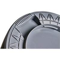 Grey Titan Garbage Container, Plastic, 20 US gal. Kelford