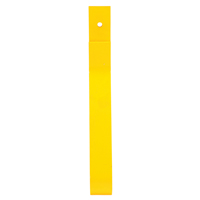 Rail Post, Steel, 10-3/4" L x 24" H, Yellow KA097 | Kelford