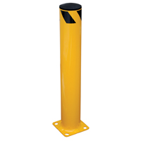 Butoir de s&eacute;curit&eacute;, Acier, 36" h x 5,5" la, Jaune Kelford