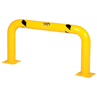 High Profile Machinery Guards, 4' W x 2' H, Yellow Kelford