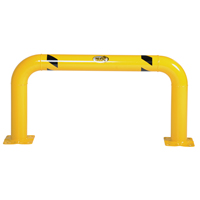High Profile Machinery Guards, 4' W x 2' H, Yellow Kelford