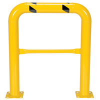 High Profile Machinery Guards, 3' W x 3.5' H, Yellow Kelford