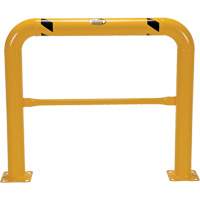 Garde-corps &agrave; profil &eacute;lev&eacute; pour machines, 4' la x 3,5' h, Jaune Kelford