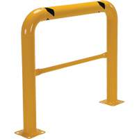 Garde-corps &agrave; profil &eacute;lev&eacute; pour machines, 4' la x 3,5' h, Jaune Kelford