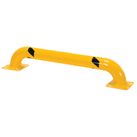 Low Profile Rack Guards, 4' W x 0.75' H, Yellow Kelford