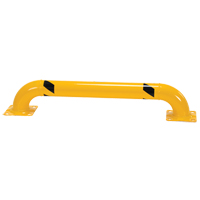 Low Profile Rack Guards, 4' W x 0.75' H, Yellow Kelford
