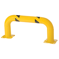 Low Profile Rack Guards, 3' W x 1.4' H, Yellow Kelford