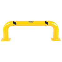 Low Profile Rack Guards, 4' W x 1.4' H, Yellow Kelford