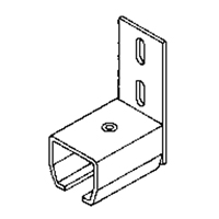 Curtain Partition Wall Mount End Connector KB011 | Kelford