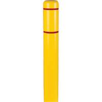 Polyethylene Bollard Covers, 6-5/8" Dia. x 52" L, Yellow Kelford