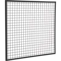 Wire Mesh Partition Panel, 4' H x 4' W Kelford